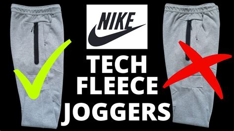 how to spot fake nike tech fleece joggers|nike tech fleece joggers men's.